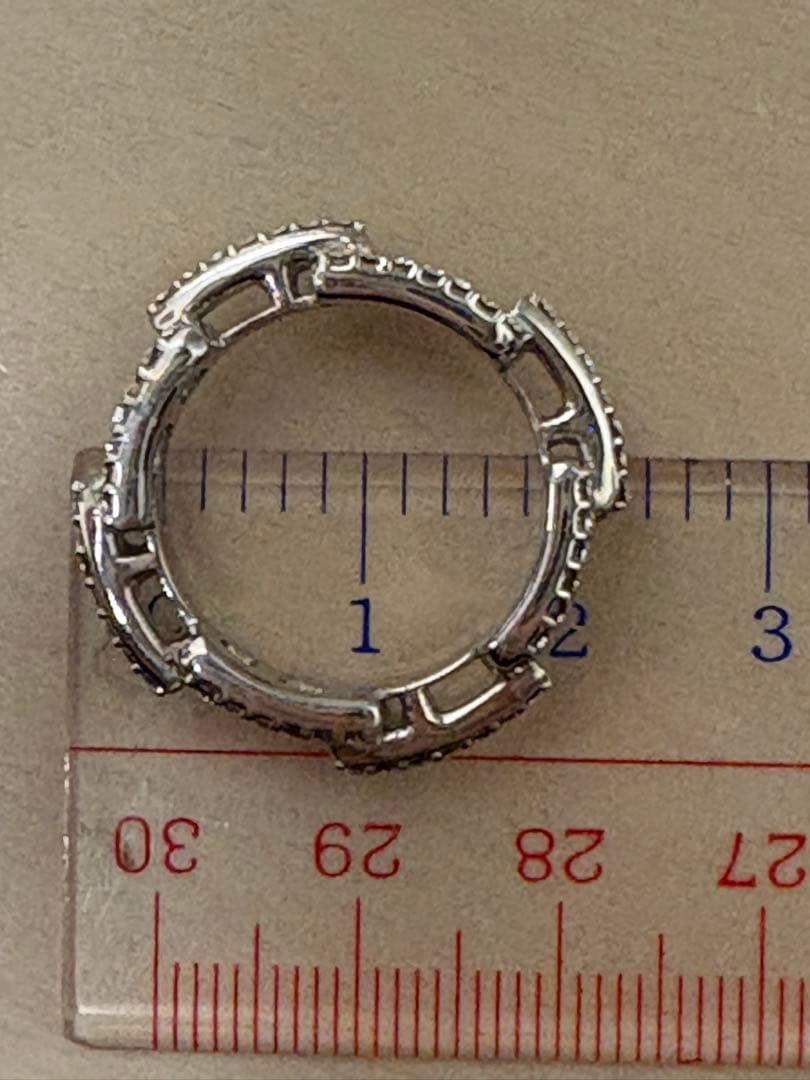 （定価41800円）AMBUSH PAVE A CHAIN RING Ｌサイズ