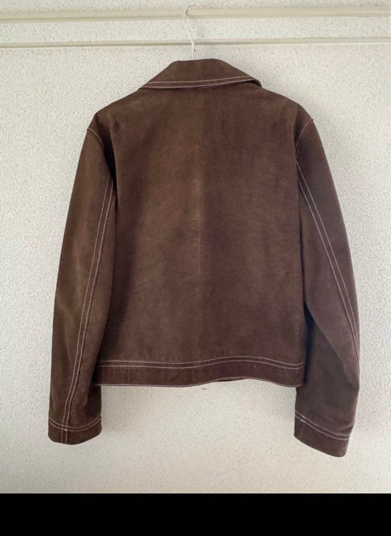 ZARA トップステッチスエードジャケット X HARRY LAMBERT