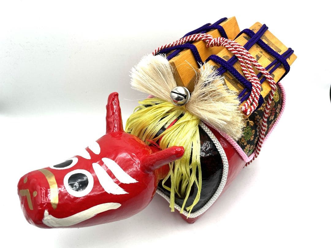 赤べこ　千両べこ　金運招福　商売繁盛　激レア　新品　張子　伝統民芸品　　超希少品