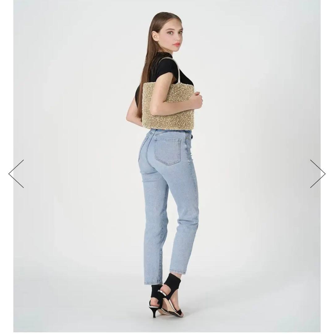 【保存袋付き】アンテプリマ　ワイヤーバッグ✨人気色シルバーゴールド✨ラージ