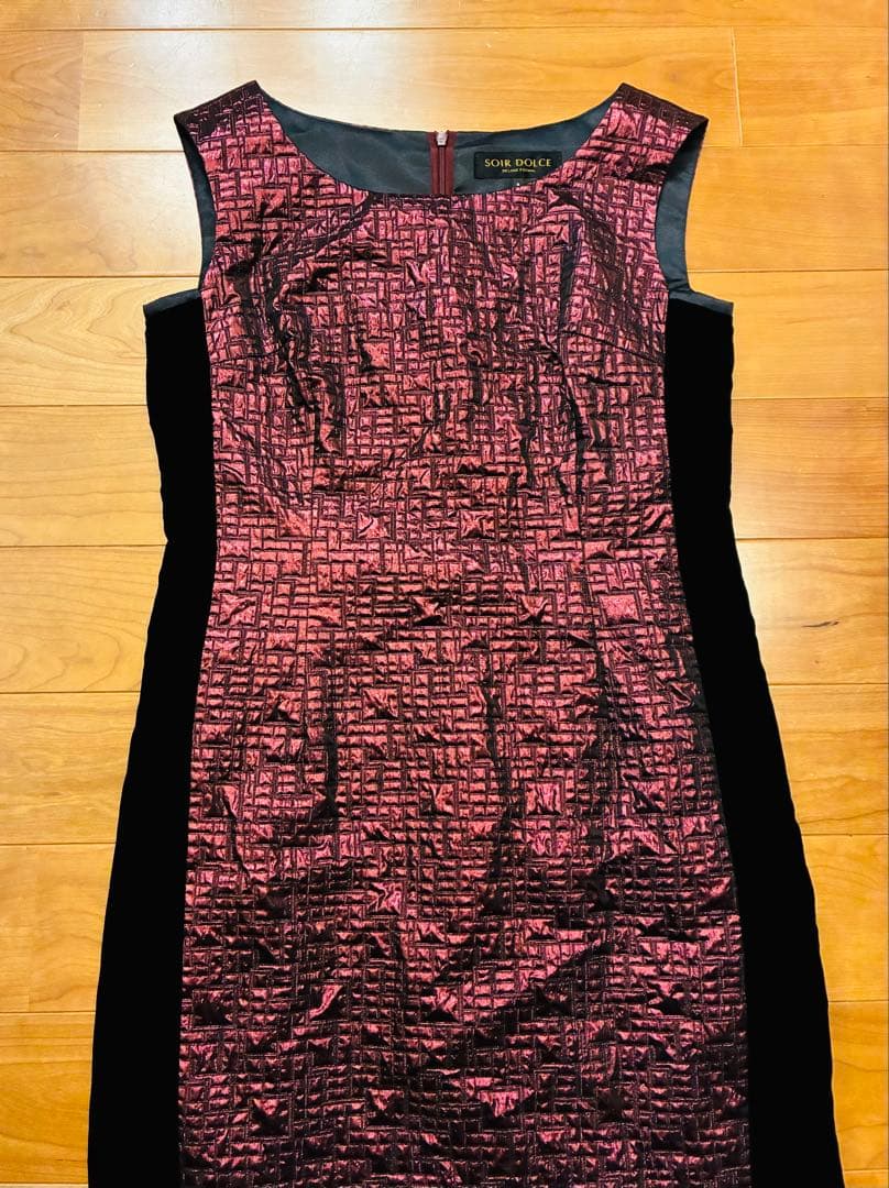 SOIR DOLCE ソワールドルチェ　東京ソワール セットアップ ベロア　M