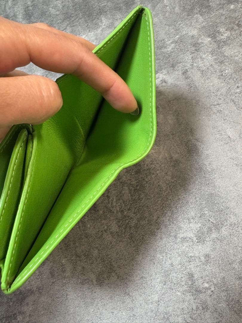 BALENCIAGA 二つ折り財布 グリーン