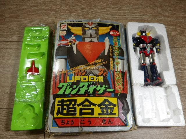 ポピー　超合金　グレンダイザー　箱　ブリスター　パーツ付