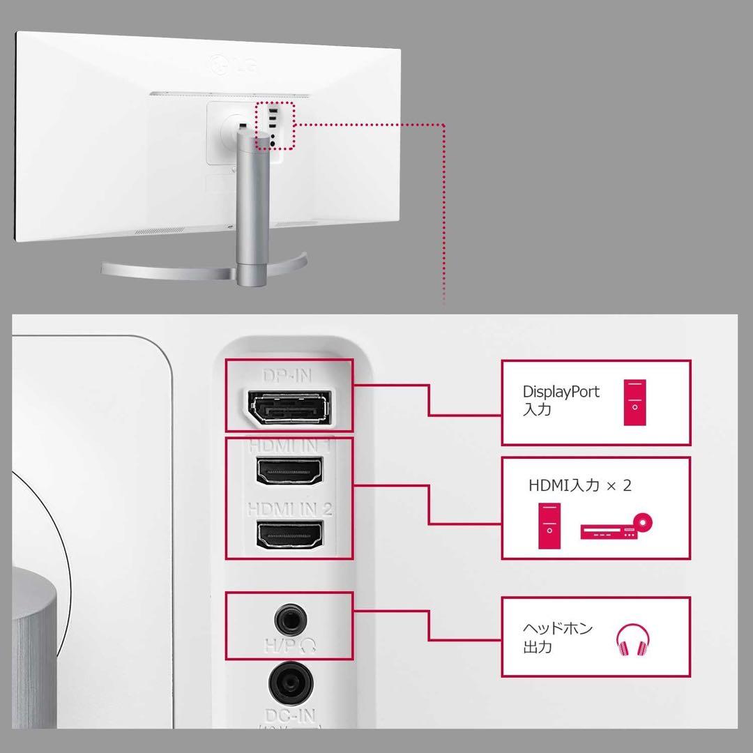ミン横浜市中区発LG 34インチ/21:9 ウルトラワイドモニタースピーカ