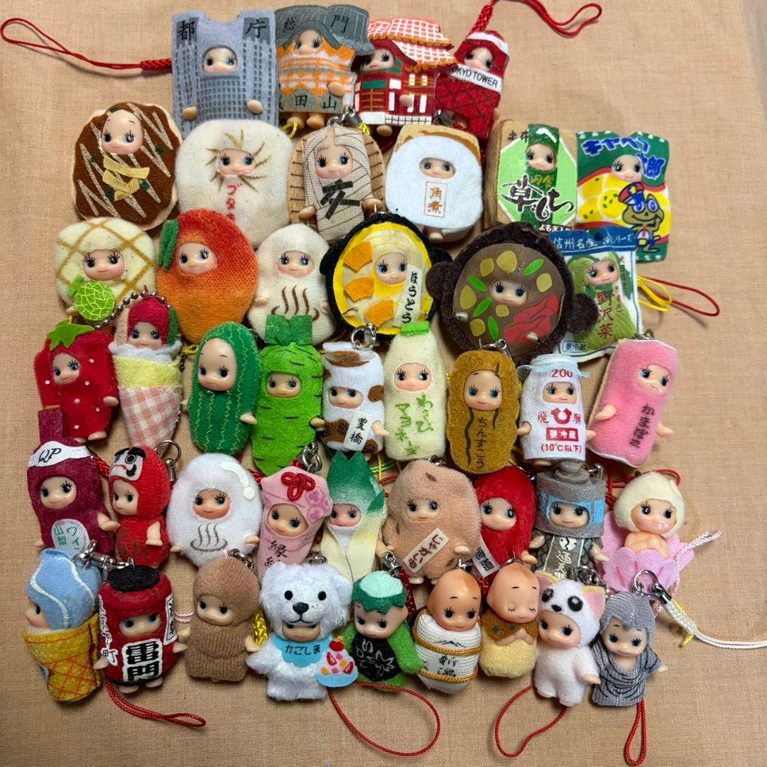 キューピーストラップ　まとめ売り　ご当地キューピー　173点セット