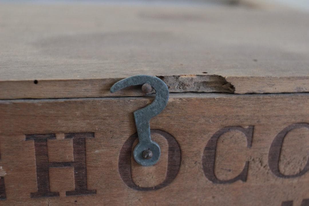 レア『ショコラ』の木箱/ドール・アンティーク・チョコレート・小物入れ