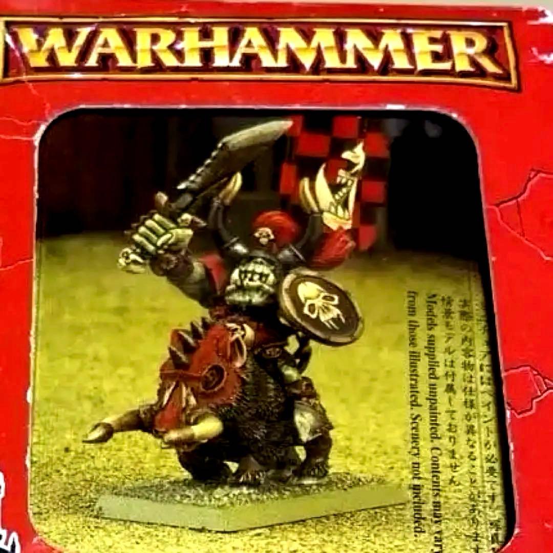 ゲームズワークショップ、メタル製、ウォーハンマー【オーク.ウォーロード】