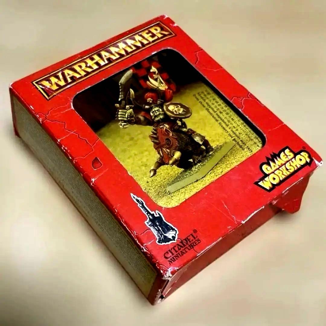 ゲームズワークショップ、メタル製、ウォーハンマー【オーク.ウォーロード】