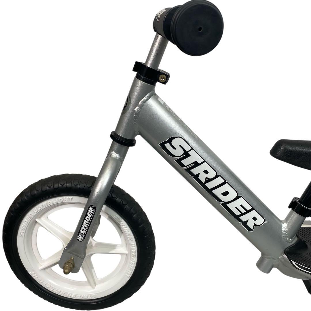 【動作良好】STRIDER PROバランスバイク 12インチ シルバー