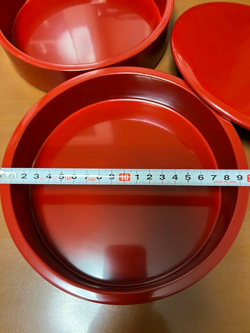 伝統工芸　川連漆器　丸重箱