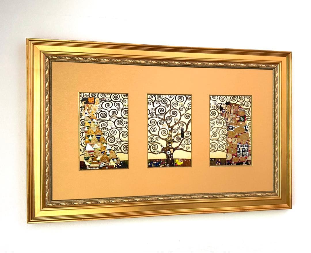 クリムト 絵画 横長 大サイズ