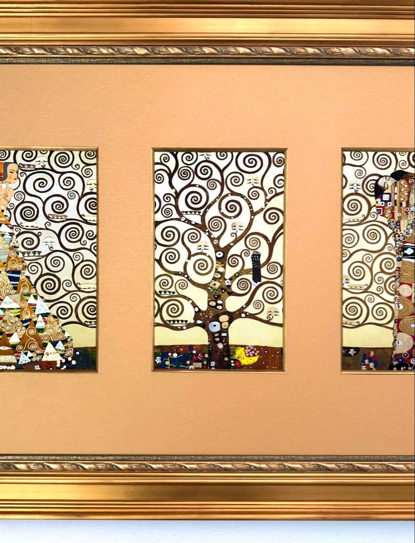 クリムト 絵画 横長 大サイズ