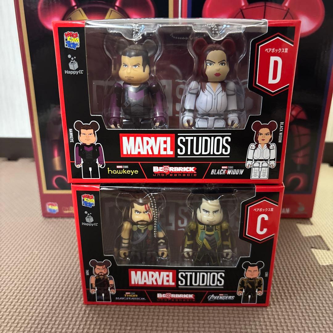 アイアンマンMARVEL /Happyくじベアブリック400%おまけ増やしました