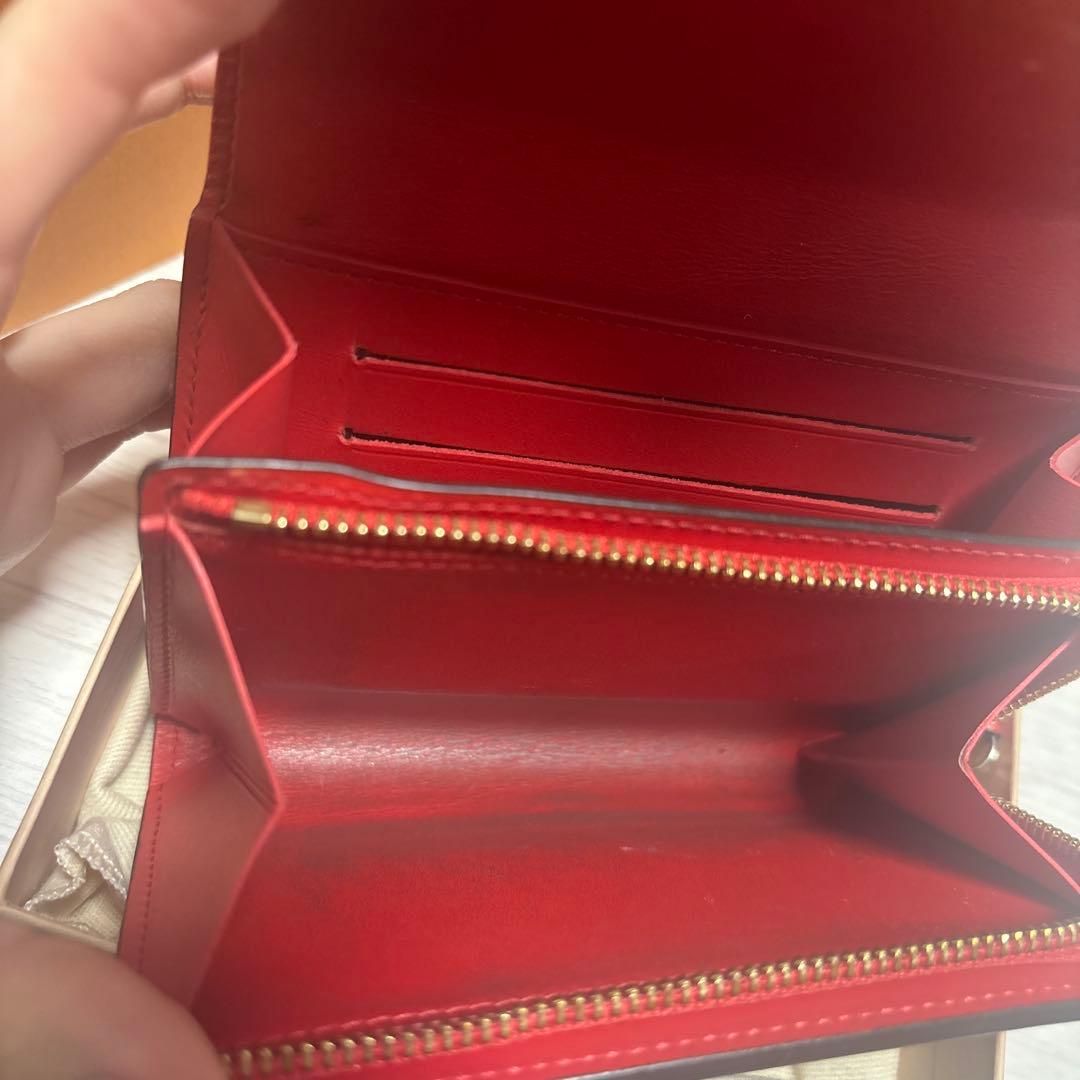 Louis Vuitton 二つ折り財布 モノグラム レッド