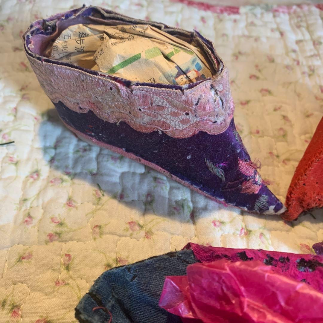 アンティーク　中国骨董　纒足　てんそく　難あり　ジャンク　コレクション