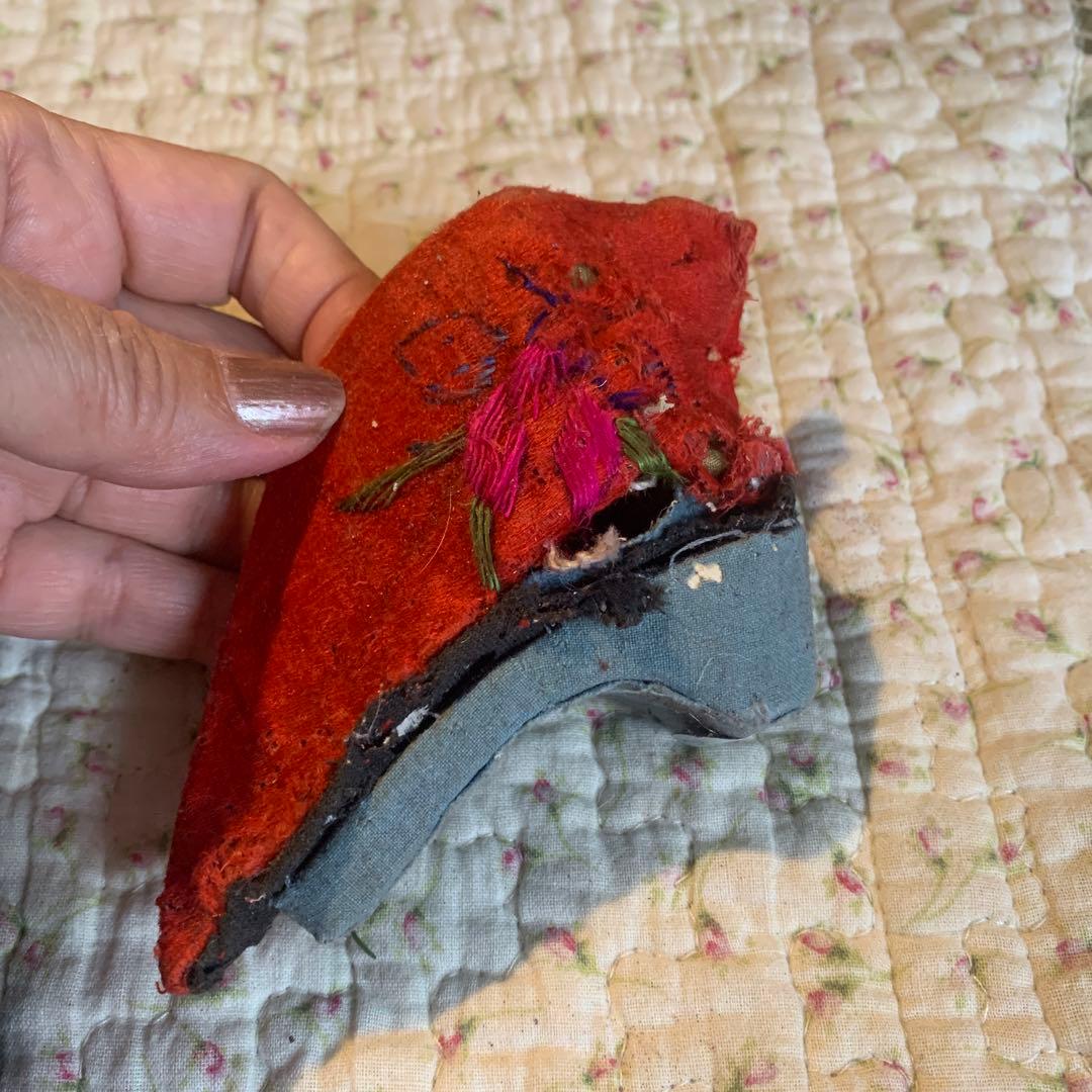 アンティーク　中国骨董　纒足　てんそく　難あり　ジャンク　コレクション