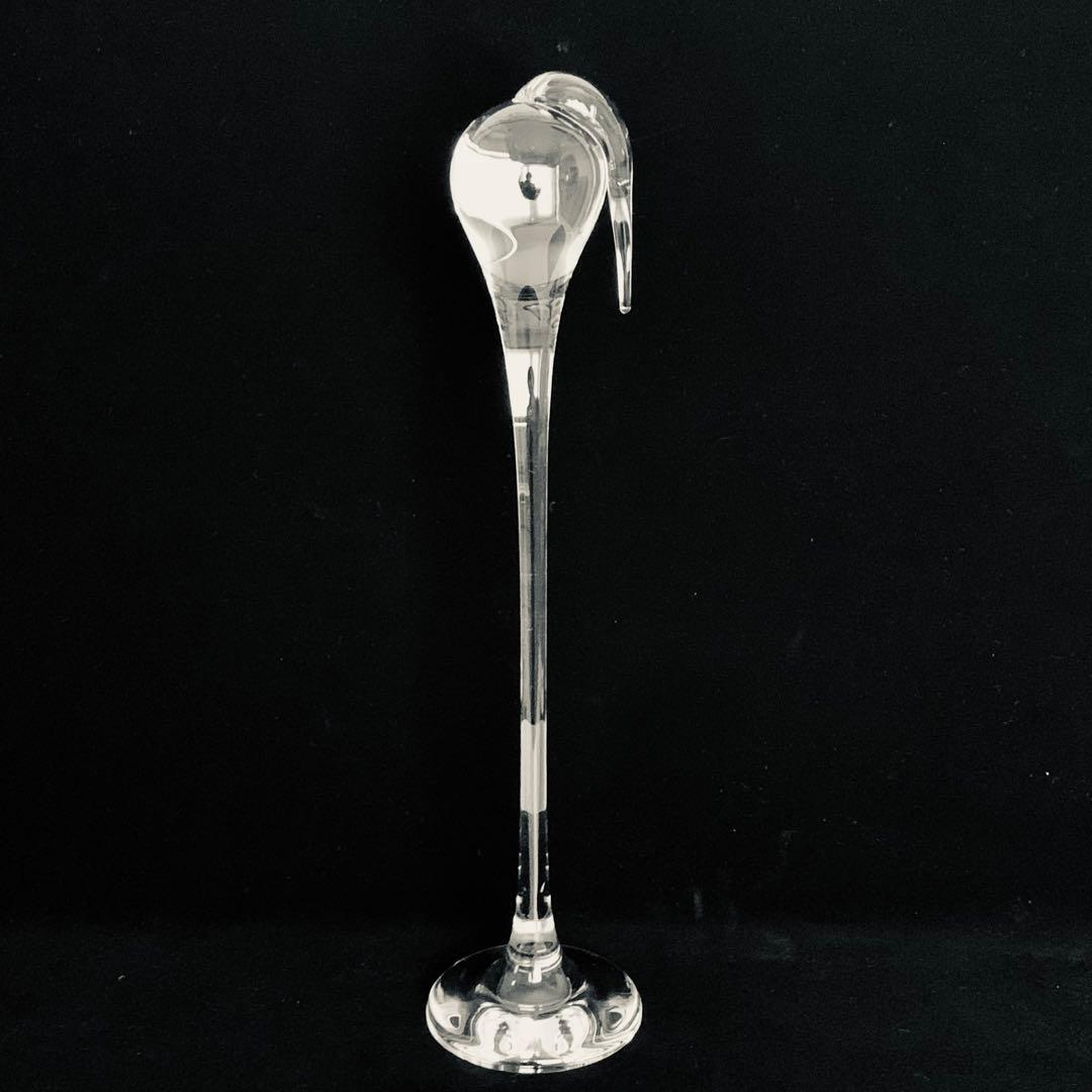 スチューベン クリスタル ガラス 『コウノトリ』　ヴィンテージ廃盤品　レア