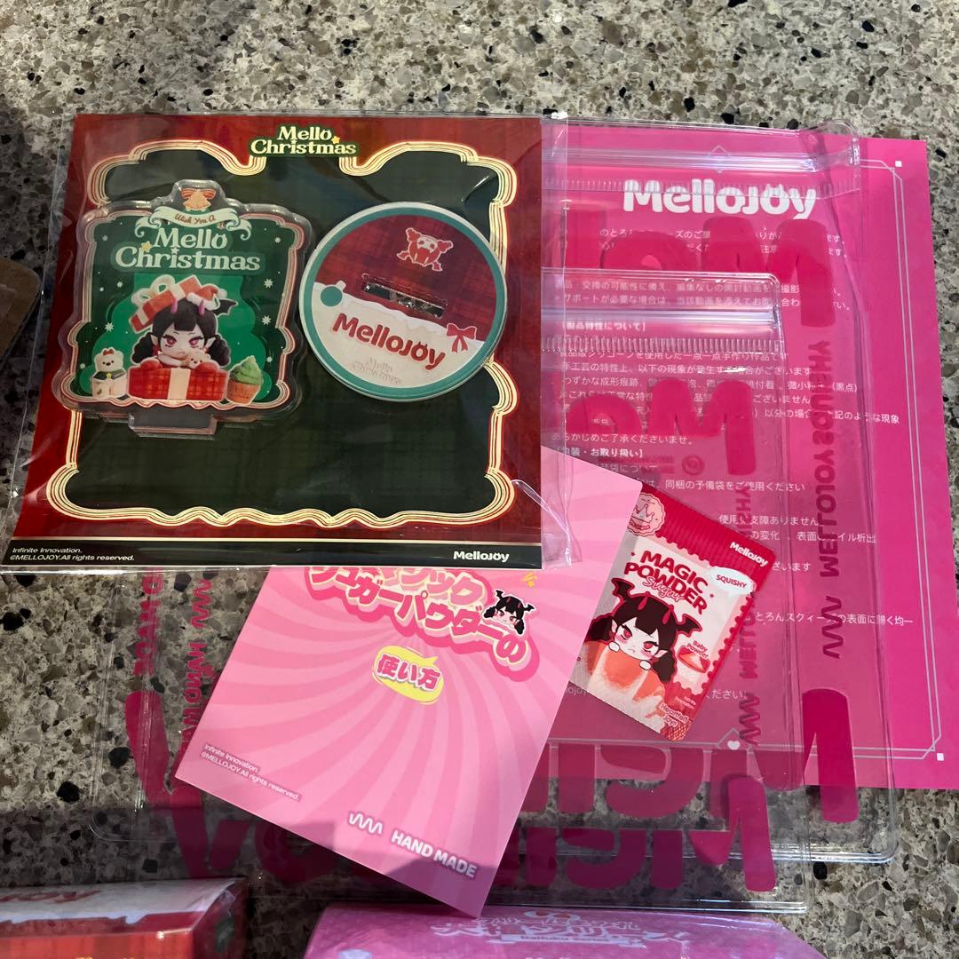 新品　未開封 mellojoy メロジョイ 大福　スクイーズ　メロークリスマス