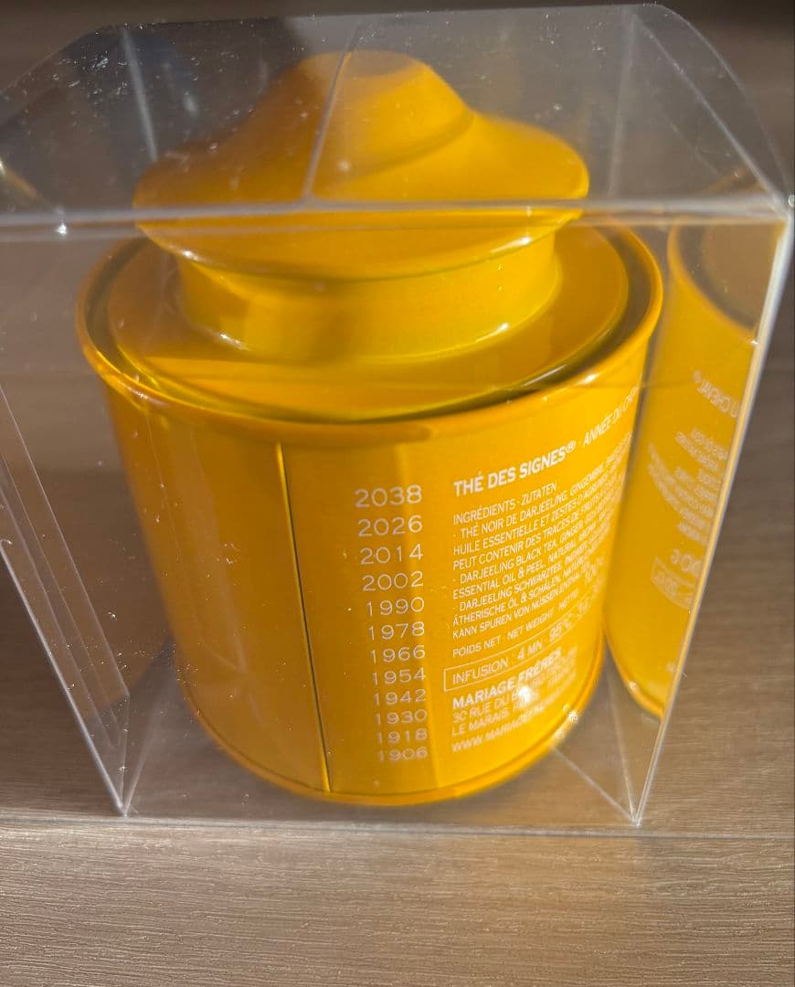 マリアージュフレール干支缶　2026年午/馬　テ デ シーニュ シュヴァル　１個