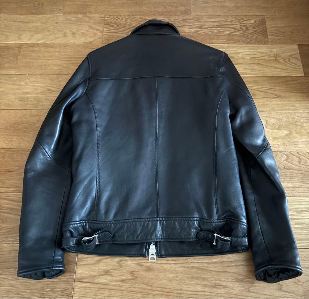 nano universe レザー シングル ライダースジャケット