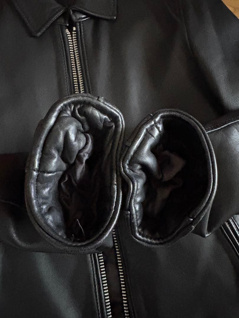 nano universe レザー シングル ライダースジャケット