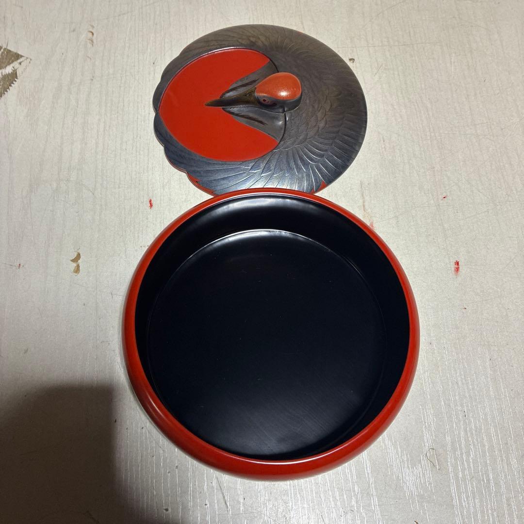 時代木製漆器　菓子鉢　整理品