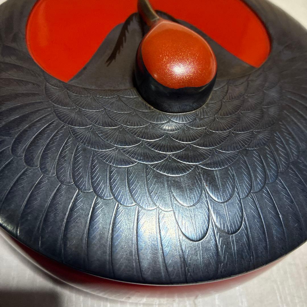 時代木製漆器　菓子鉢　整理品