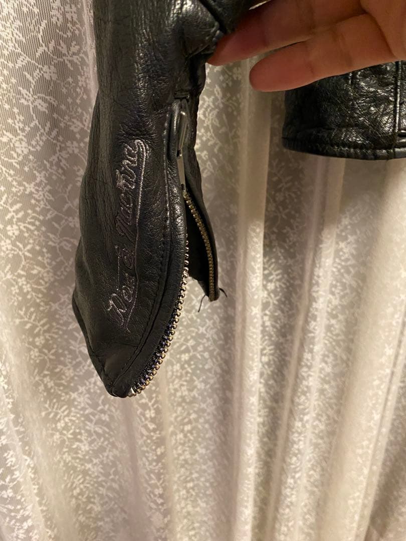 ★激レア　デウスDeus ライダースレザージャケット　ブライトリング　L★バイク