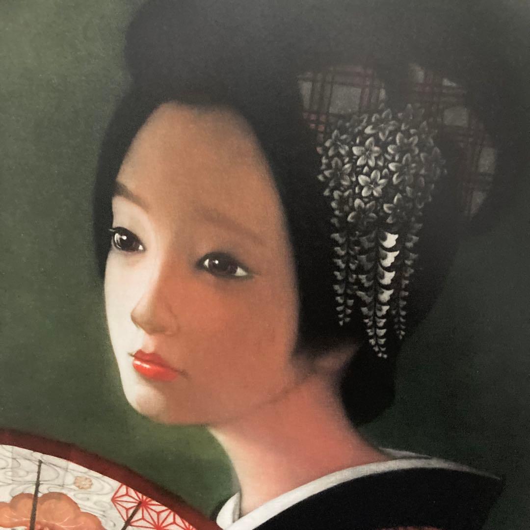 【真作保証】高橋潮 エッチング 直筆サイン 美人画 版画 絵画 銅版画