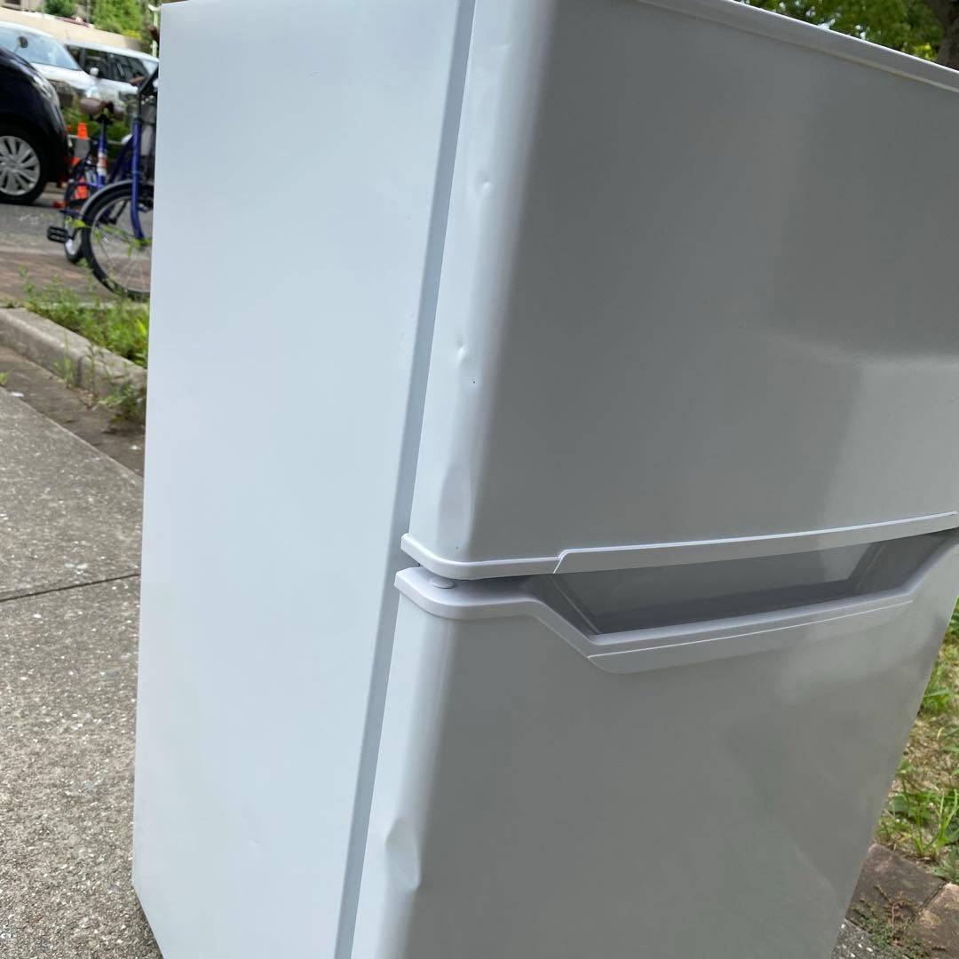 YAMAZEN 冷凍冷蔵庫 YFR-D91 22年製 へこみあり 動作確認済み