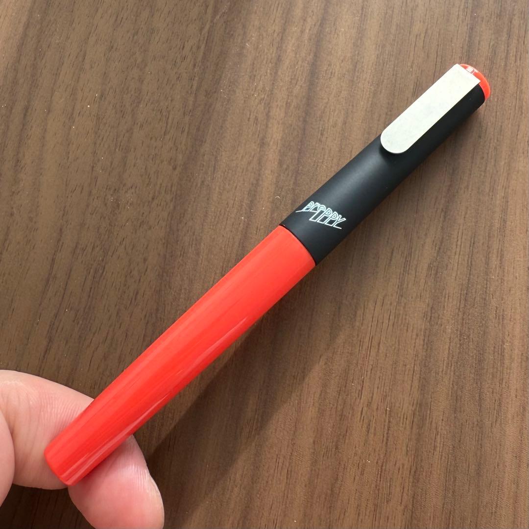 稀少 SN-800A プラチナ ソフトペン 赤軸　昭和　レトロ　丸つけペン　採点