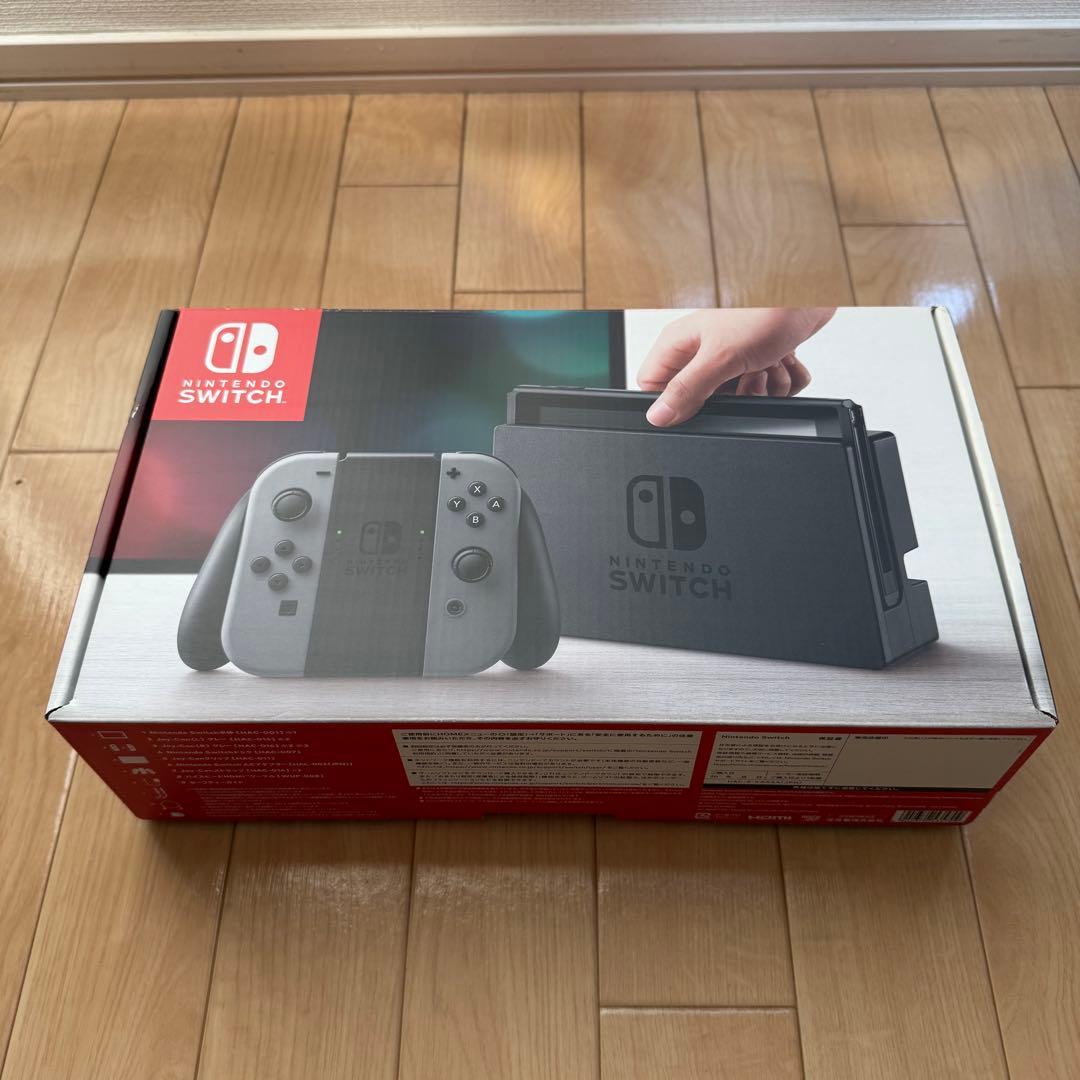 【美品】Nintendo Switch 本体 グレー（バッテリー強化モデル）