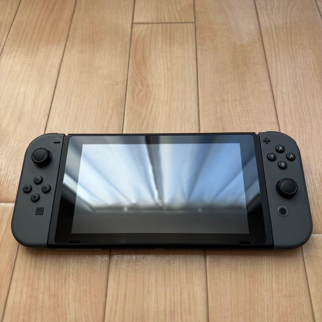 【美品】Nintendo Switch 本体 グレー（バッテリー強化モデル）