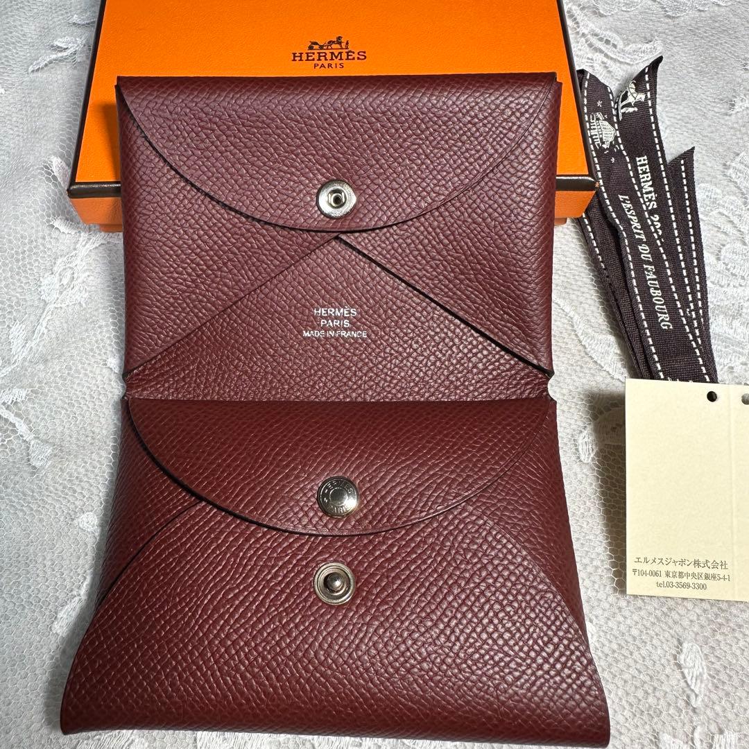 ❣️近年W刻印❣️エルメス　ガルヴィデゥオ　エプソン　ダークブラウン