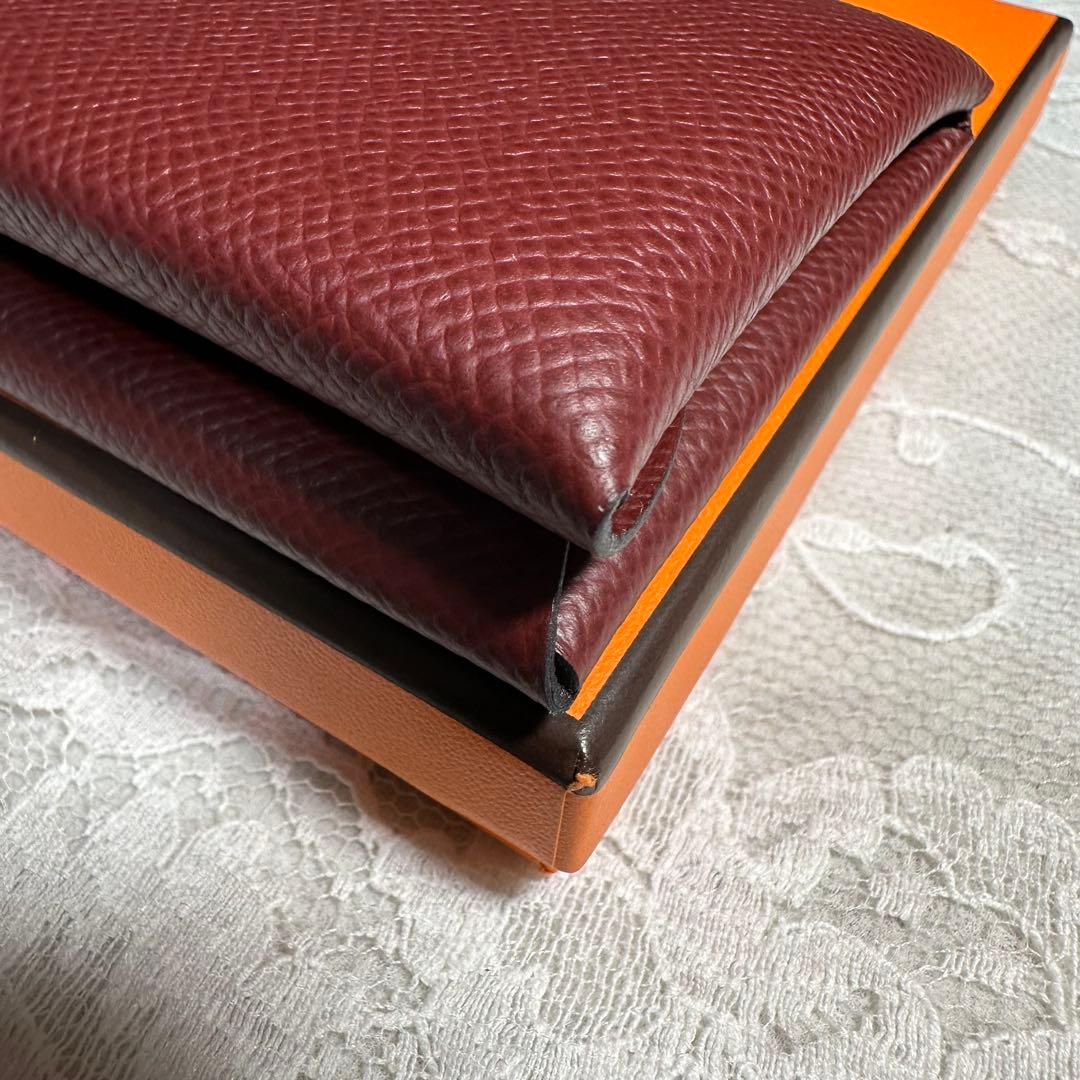 ❣️近年W刻印❣️エルメス　ガルヴィデゥオ　エプソン　ダークブラウン