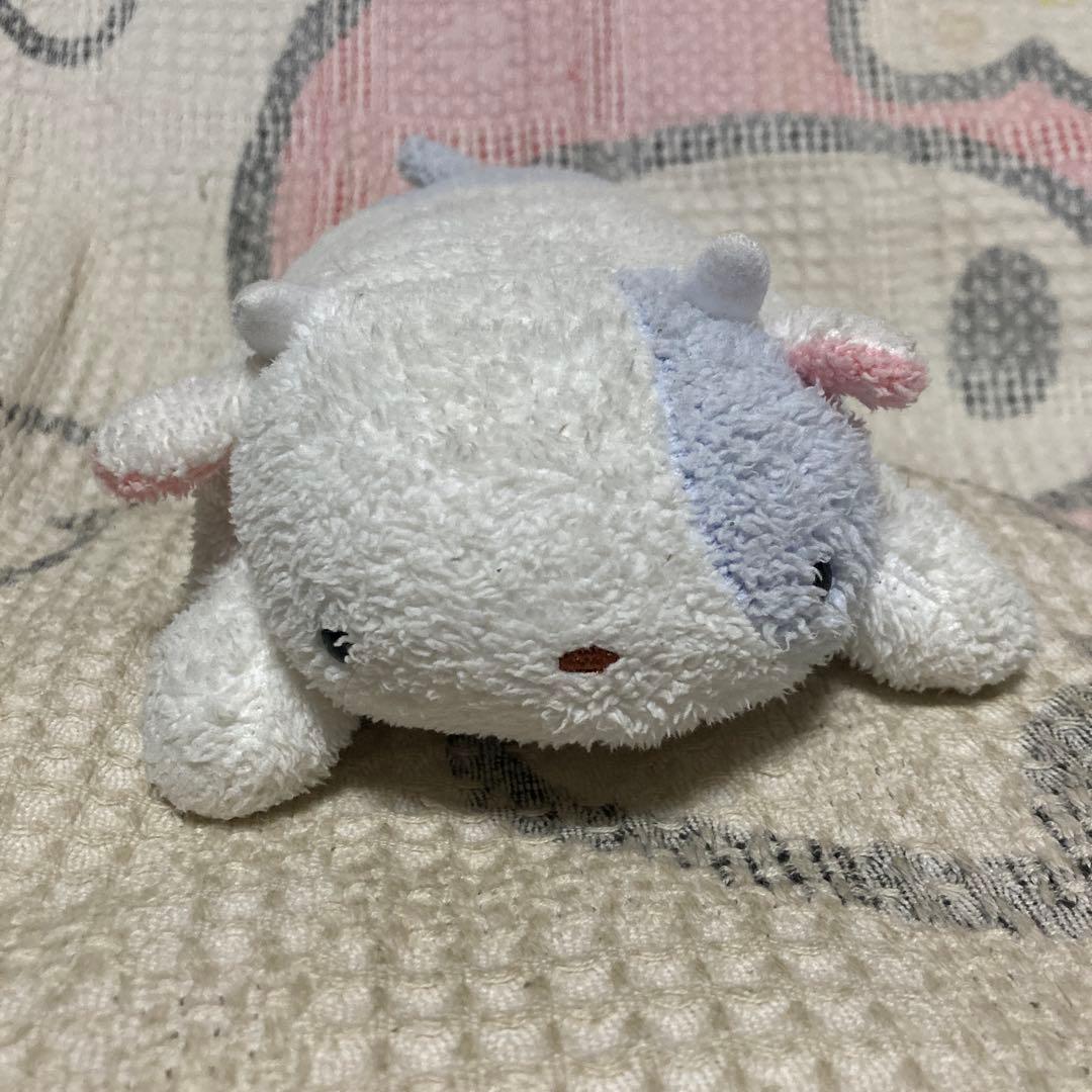フリッカまつもと　ぬくまろシリーズ　ウシ　ぬいぐるみ　中古品