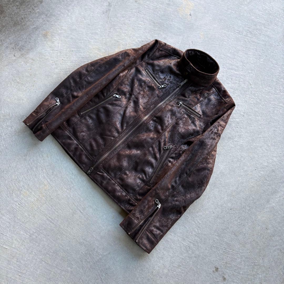 ジャケット・アウター 00s archive coating gimmick jacket mode