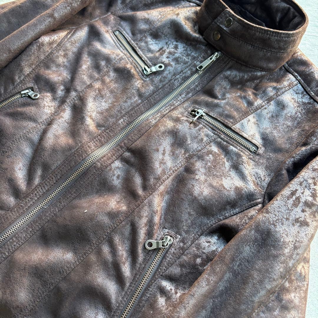 ジャケット・アウター 00s archive coating gimmick jacket mode