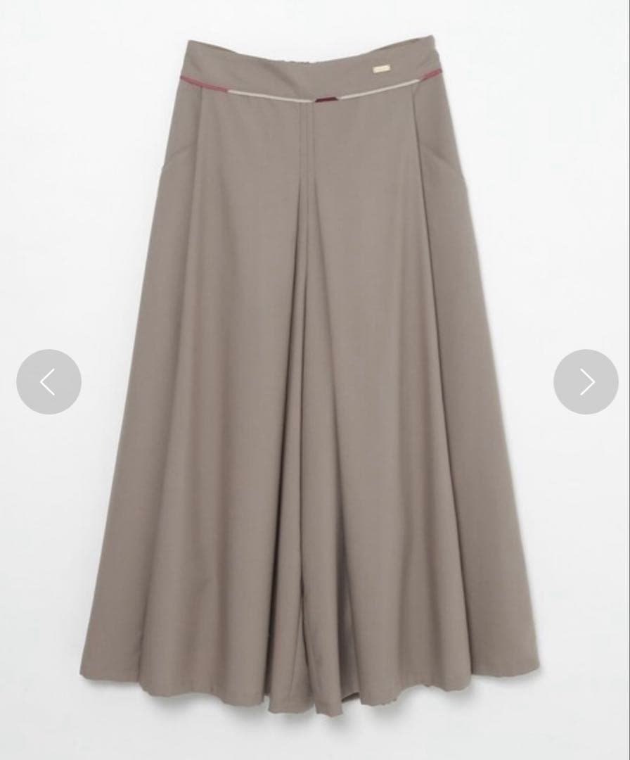 美品✨BLUE LABELクレストブリッジ ソフトドレープツイルワイドパンツ