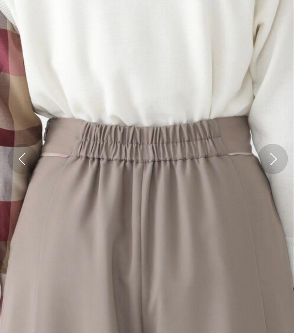 美品✨BLUE LABELクレストブリッジ ソフトドレープツイルワイドパンツ