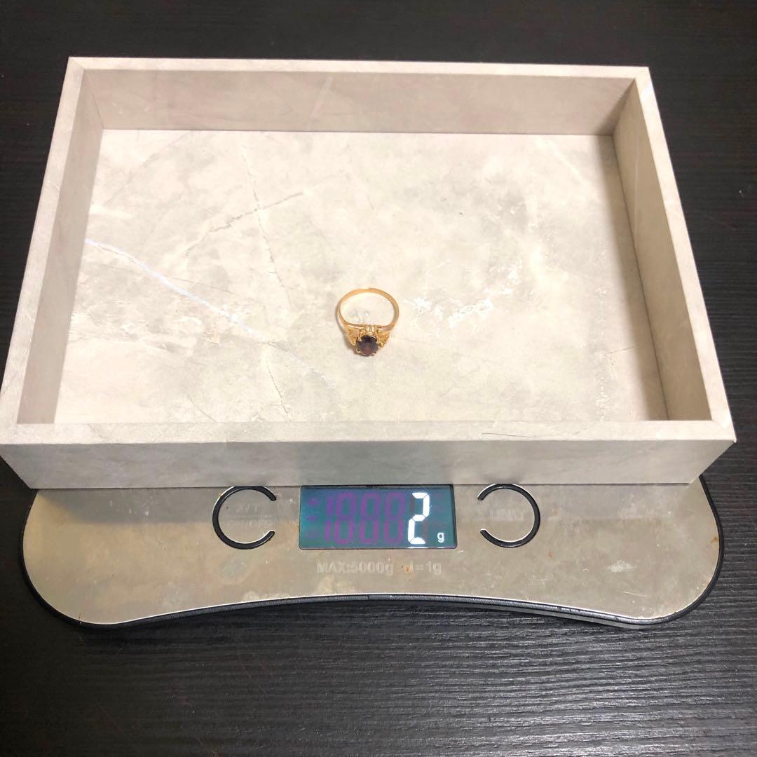 K18 石種不明 リング 11号