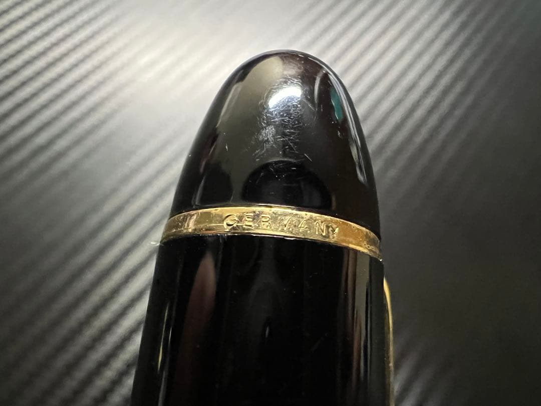 極美品 モンブラン 149 18C 3帯 万年筆 EF 極細字