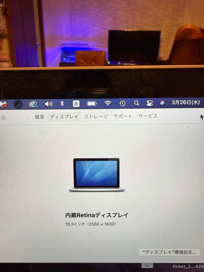 Apple MacBook 本体13インチ