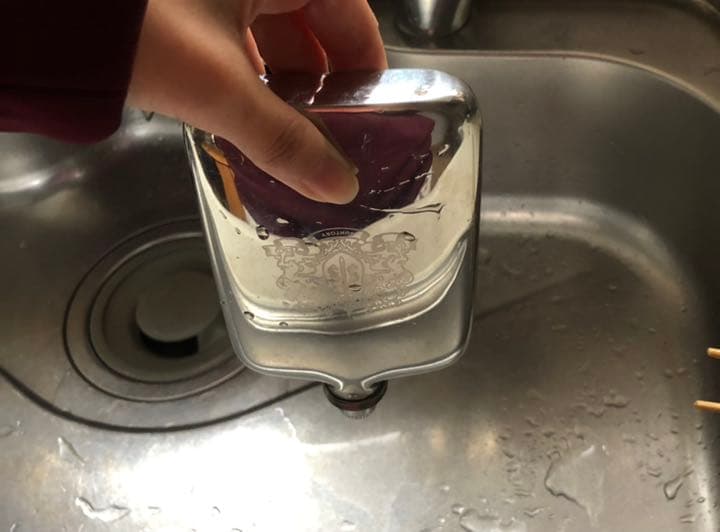 限定★ サントリー　スキットル　ウイスキーボトル