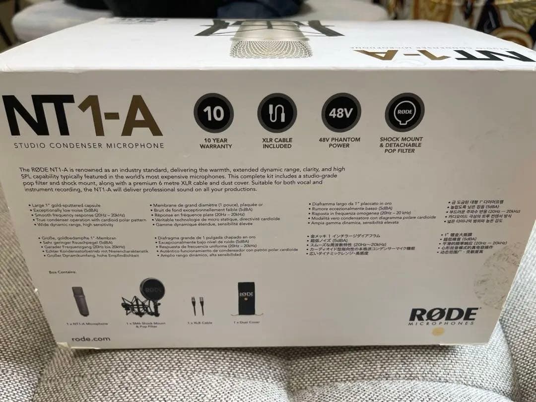 値下げしました❗️RØDE NT1-A☆コンデンサーマイク&マイクスタンドSET☆