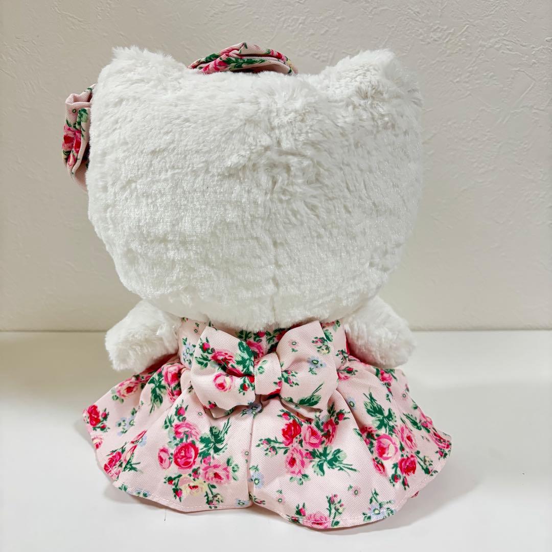 タグ付き ローラアシュレイ キティ コラボ ぬいぐるみ LAURA ASHLEY