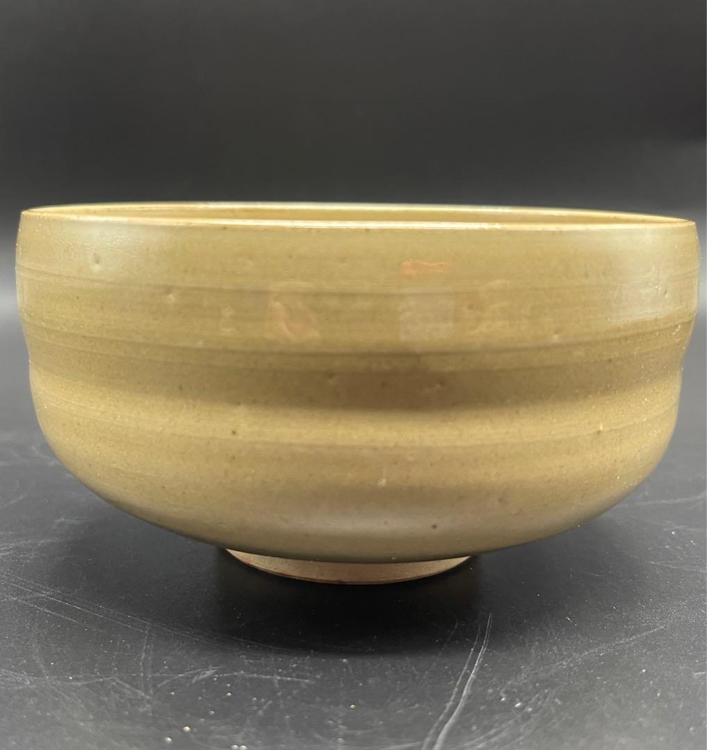 s879　虫明焼　黒井一楽　抹茶碗　茶道具