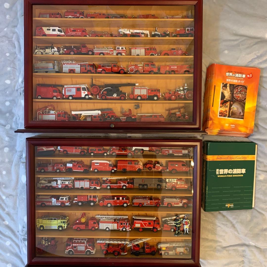デルプラド　世界の消防車コレクション　64体フルコンプセット　限定フィギュア付き