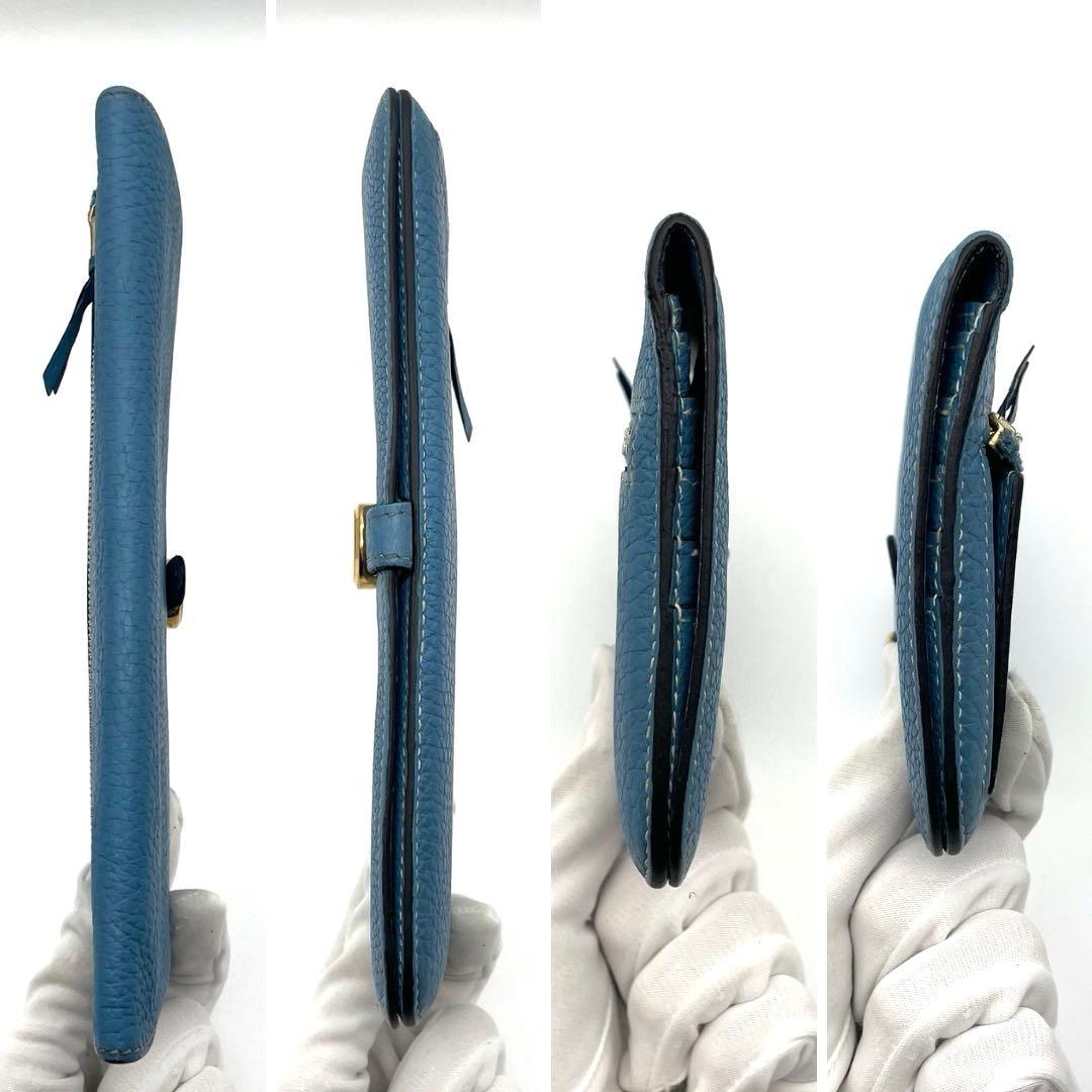 【masako 様】エルメス　ドゴン　ロング　長財布　トゴ　ブルー　□M