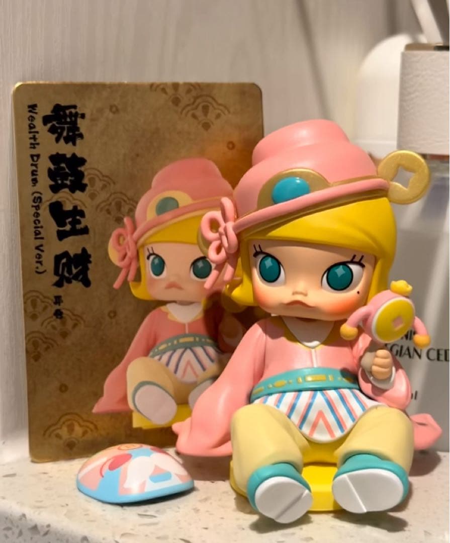 POP MART 点金奔騰シリーズ 大隠し 異色 舞鼓生財